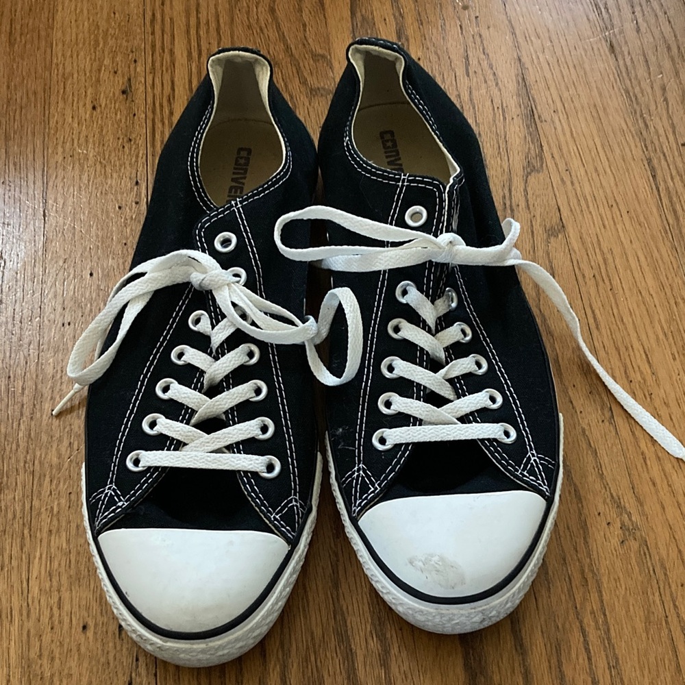 Converse Black and White Canvas Sneakers